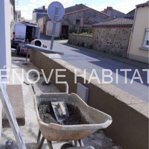 Rénovation d’un mur en ardoises à Angers