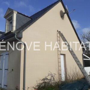 Nettoyage d’une façade / pignon à Sainte-Gemmes-sur-Loire