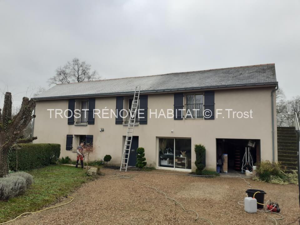 Nettoyage d'une toiture Mozé-sur-Louet - Toiture Maison - Couvreur