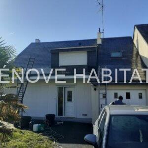 Nettoyage des gouttières et d’une toiture à Angers