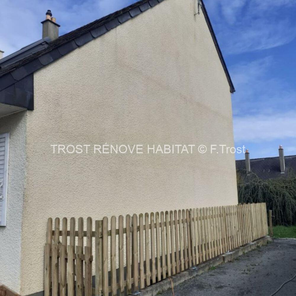 Nettoyage d'une façade à Bouchemaine